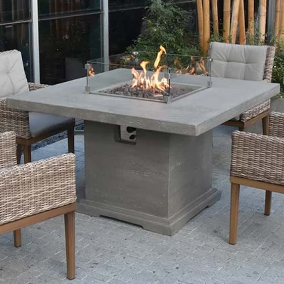 Birmingham Gas Fire Pit Table Chelsea Garden - Garden Furniture With Gas Fire Pit Uk
